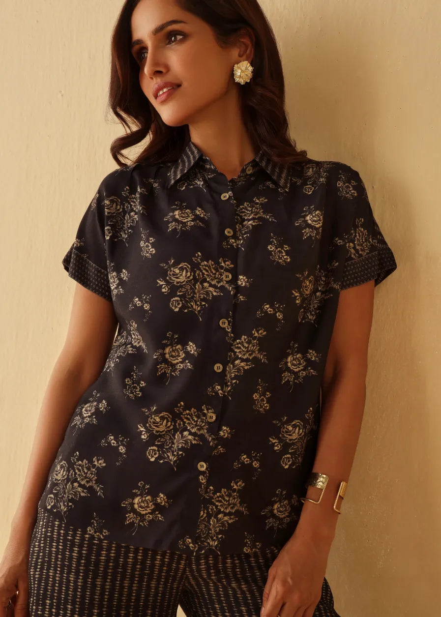 Noir Bloom Co-ord Set