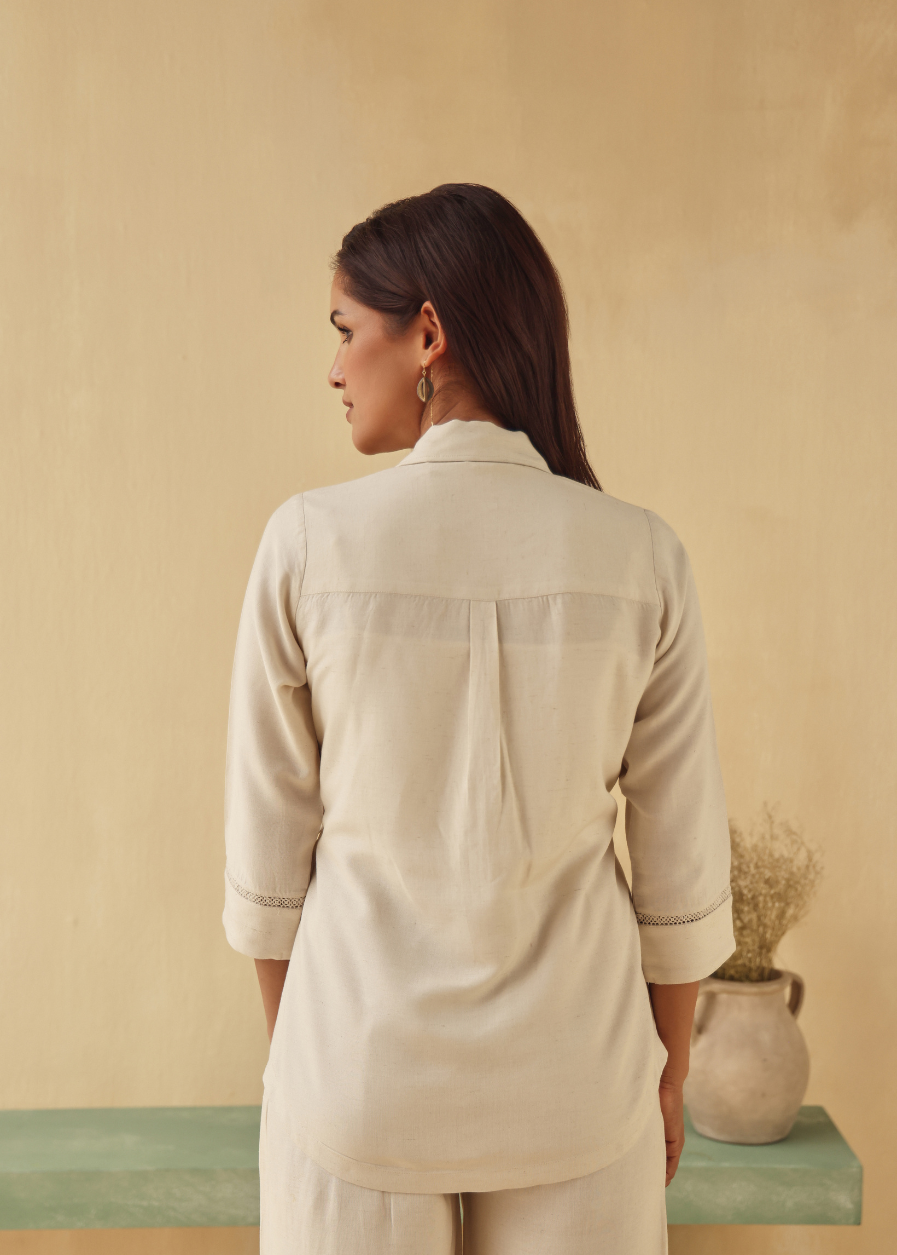 Sandstone Tie-Wrap Top