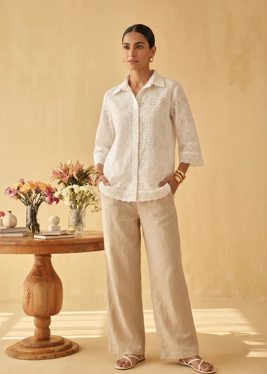 Moonlace Schiffli Shirt
