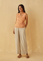 Sunset Wrap Top