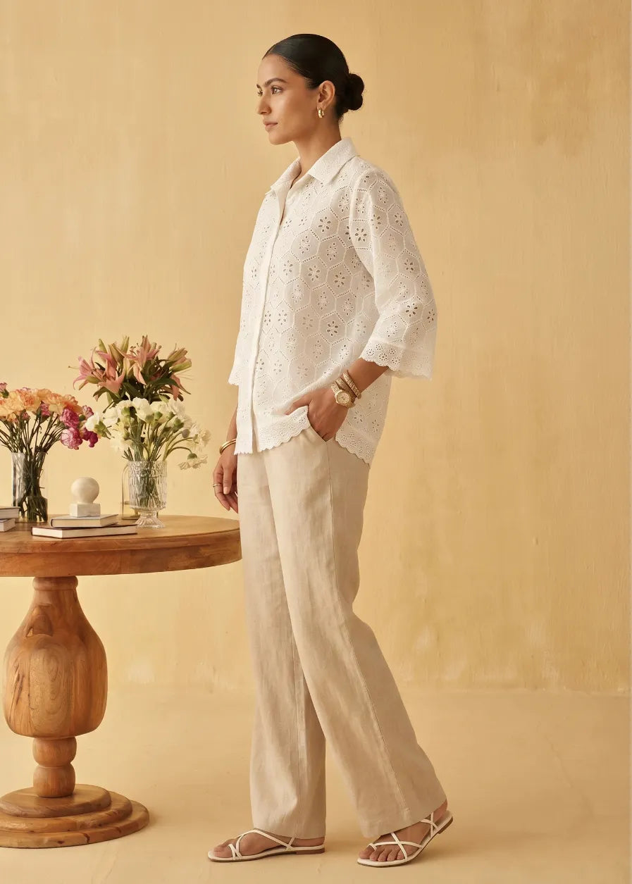Moonlace Schiffli Shirt