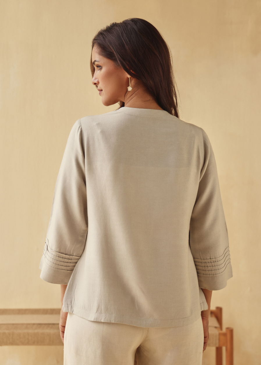 Moonstone Embroidered Top