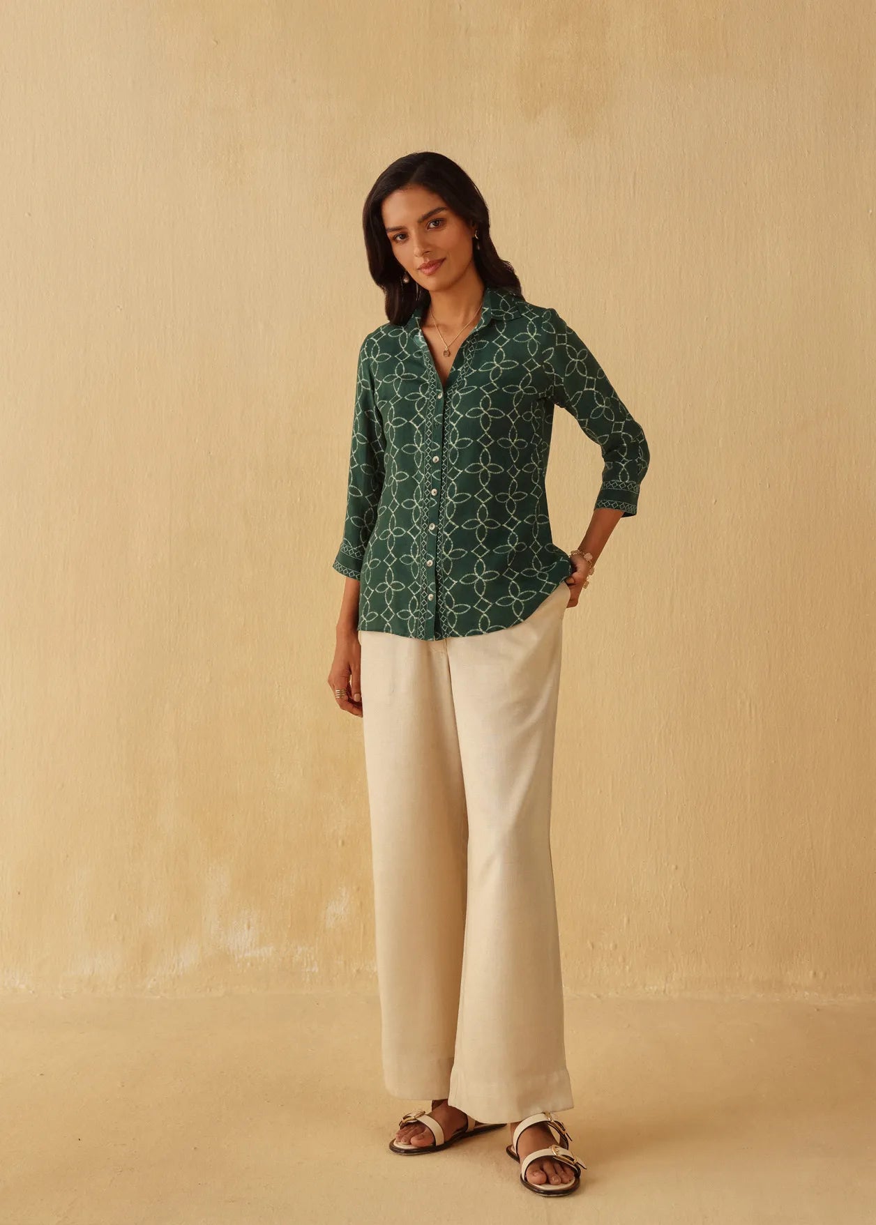 Cloudflow Shirt - Forest Green