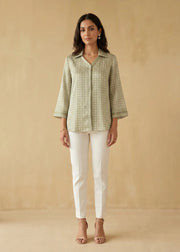 Jade Trellis Shirt