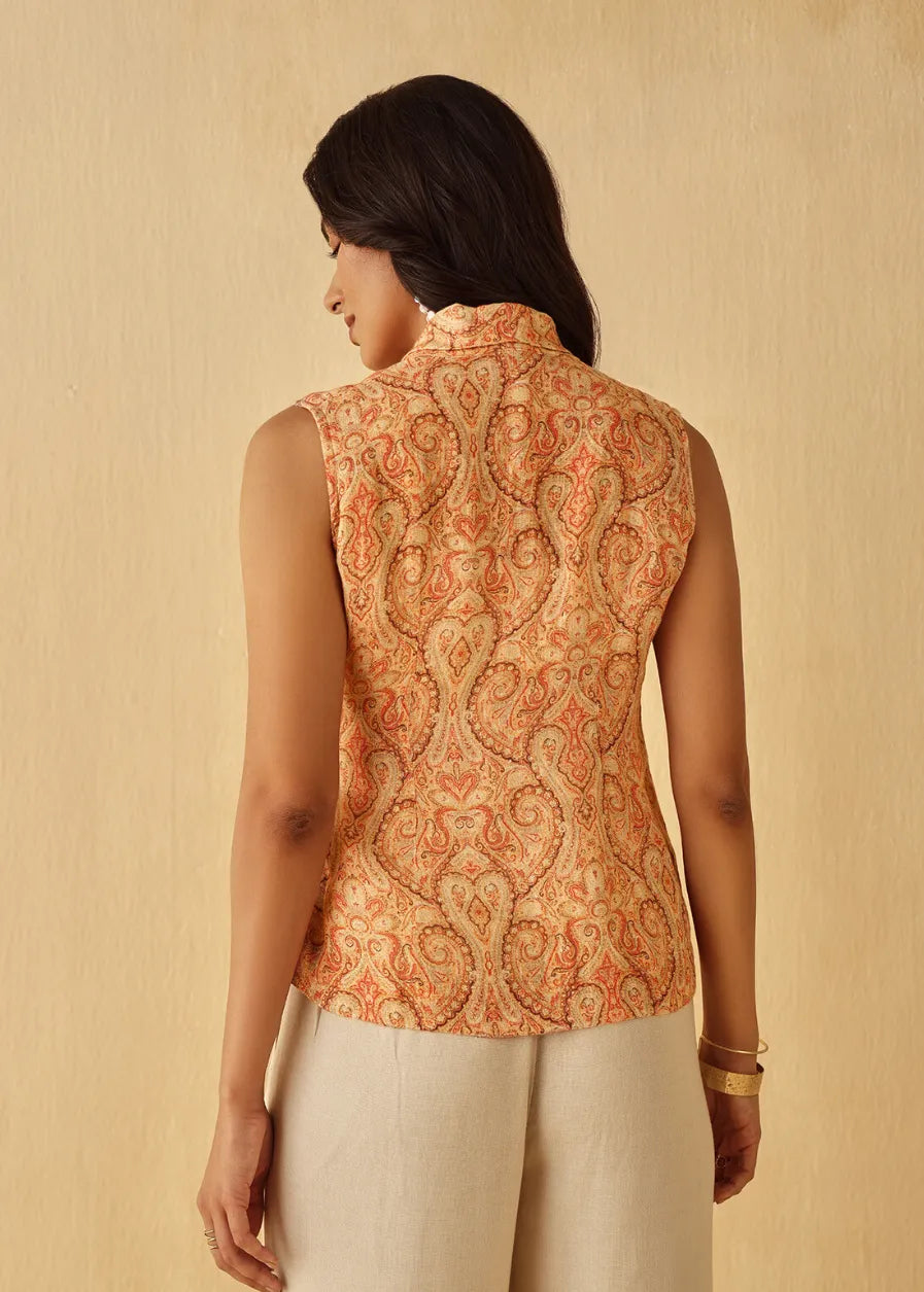 Sunset Wrap Top