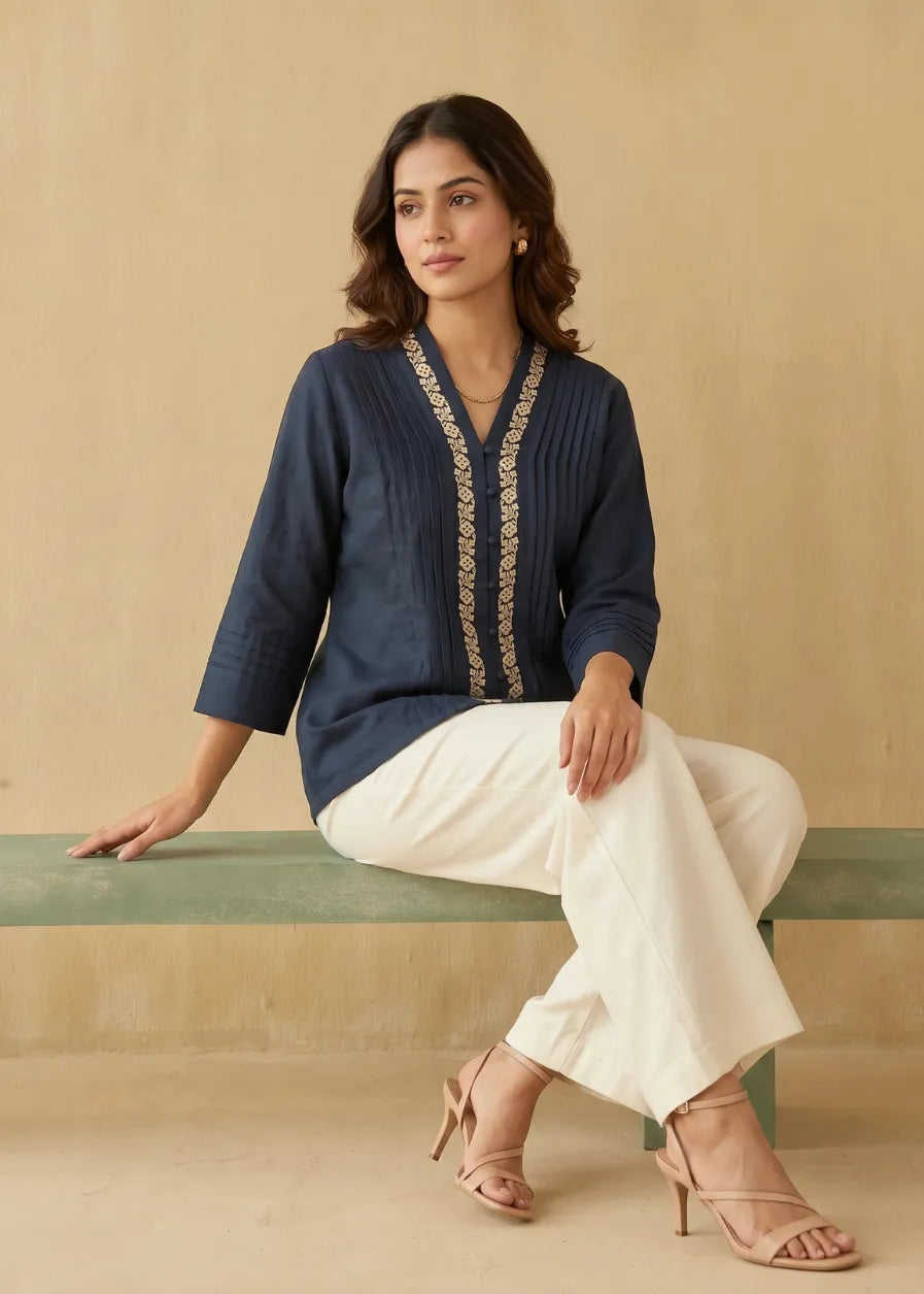 Indigo Dusk Top