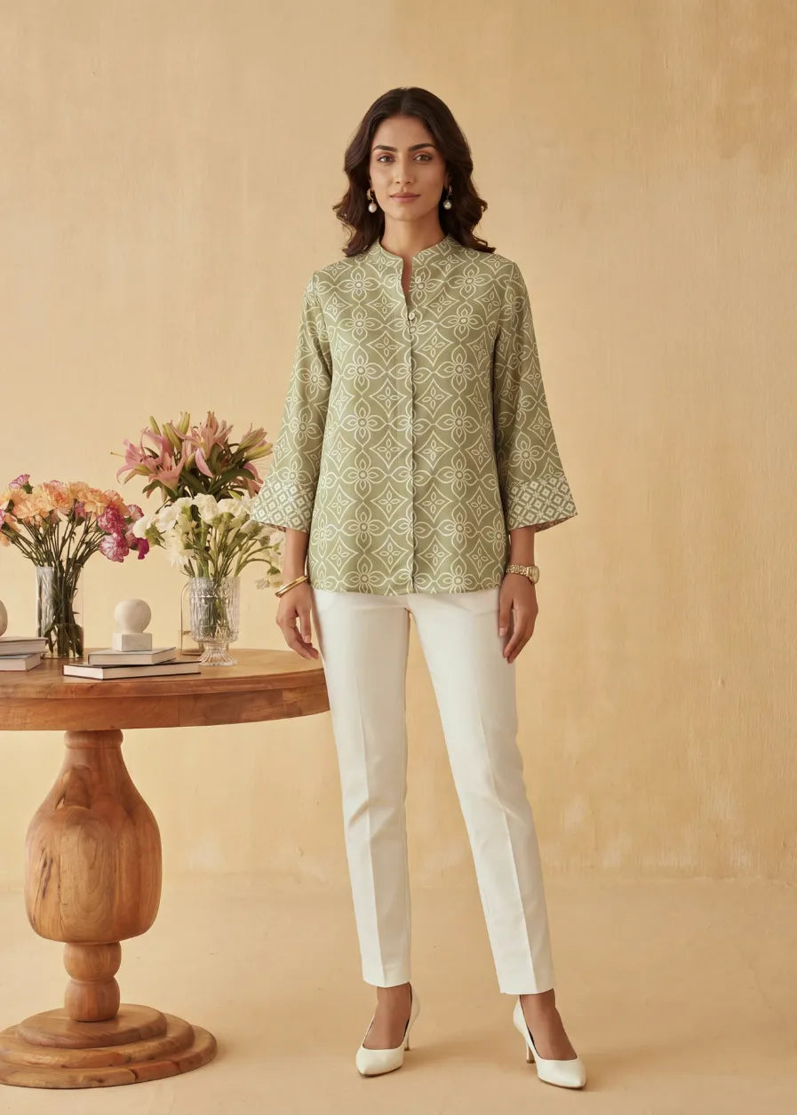 Fern Mosaic Shirt