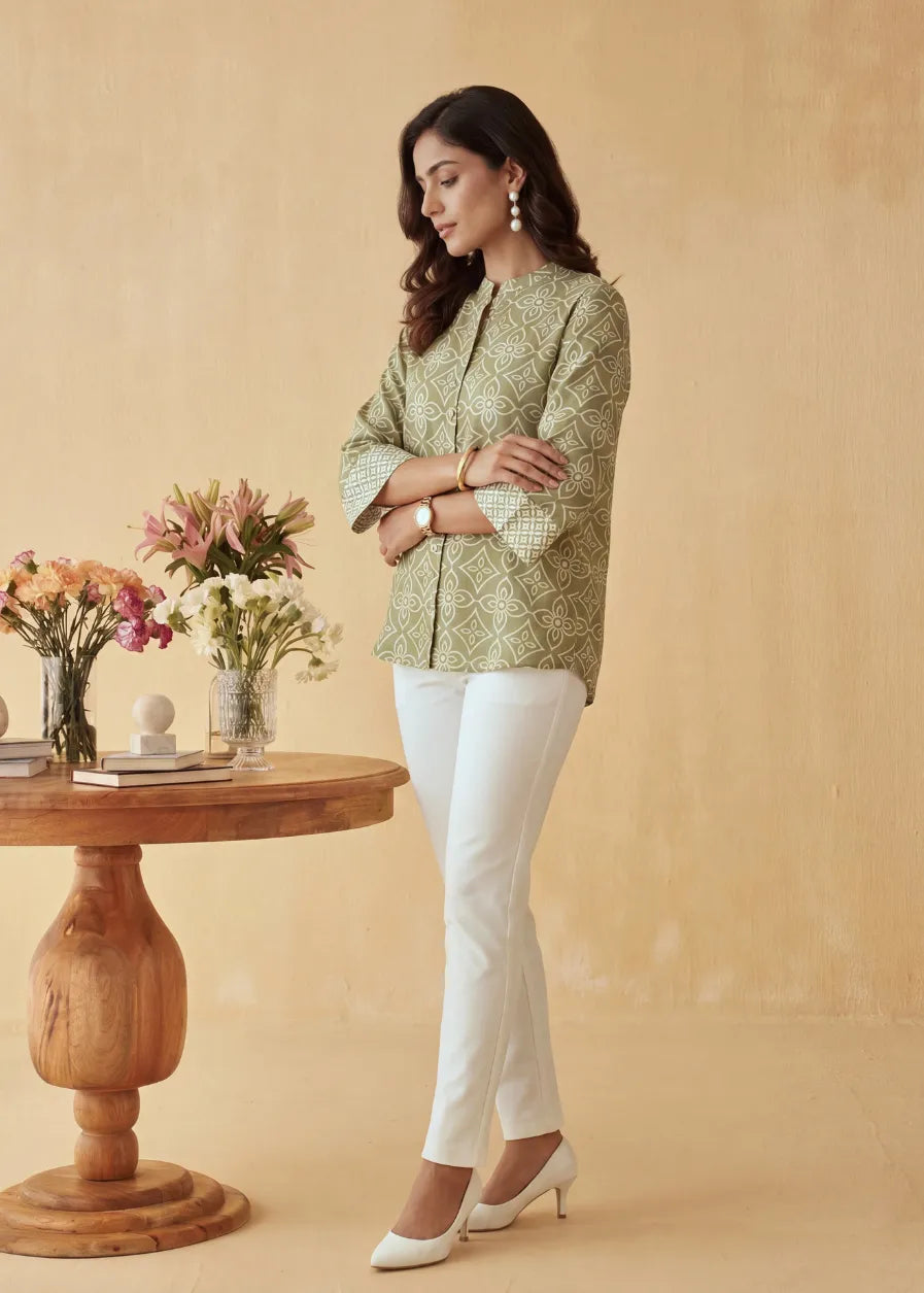Fern Mosaic Shirt