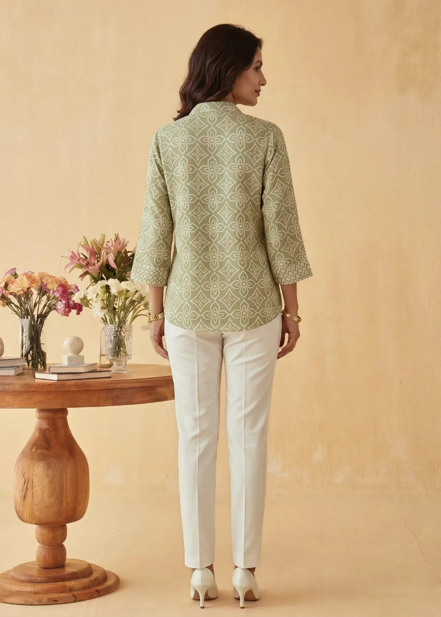 Fern Mosaic Shirt