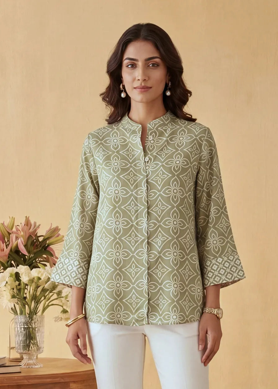 Fern Mosaic Shirt