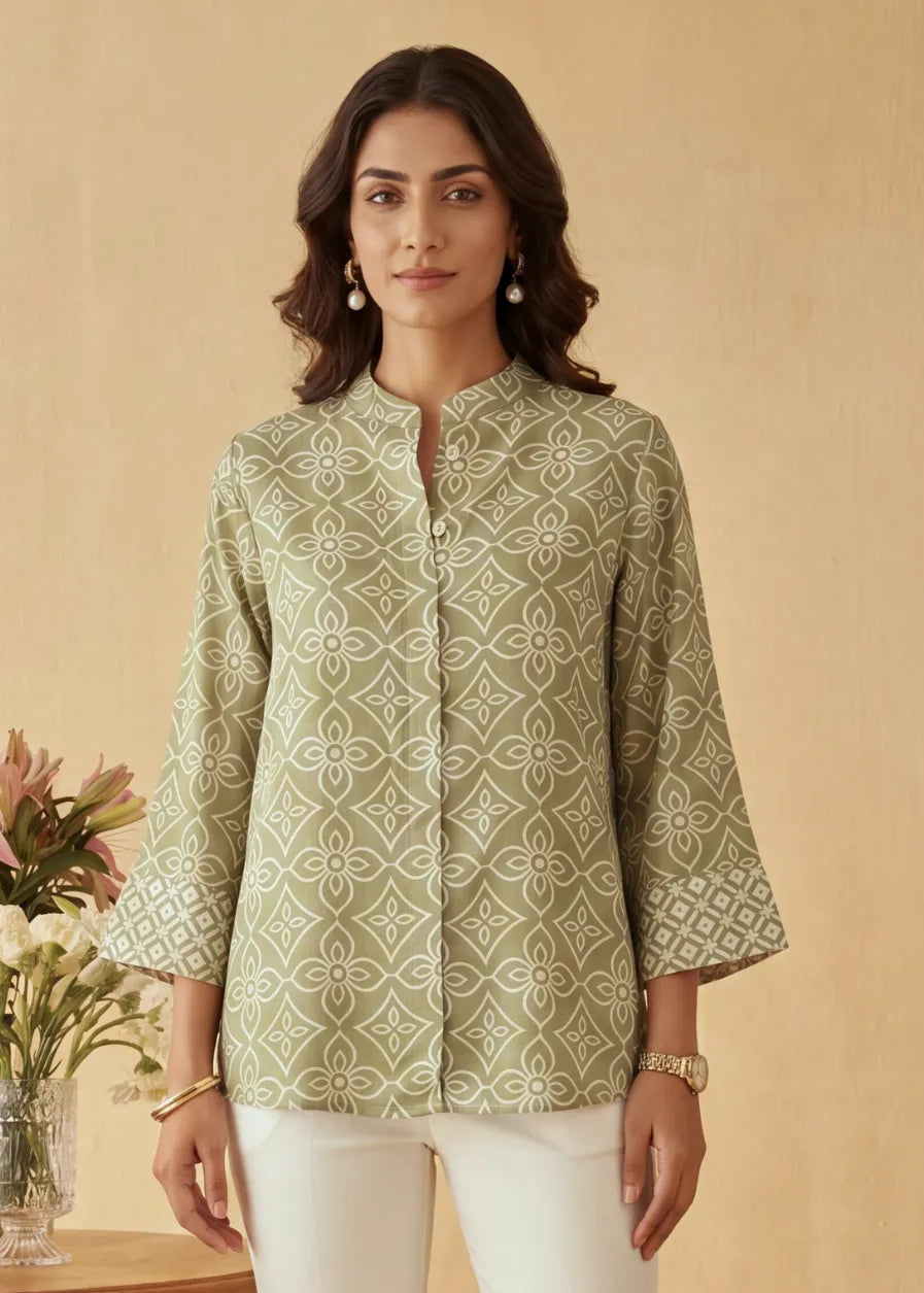 Fern Mosaic Shirt
