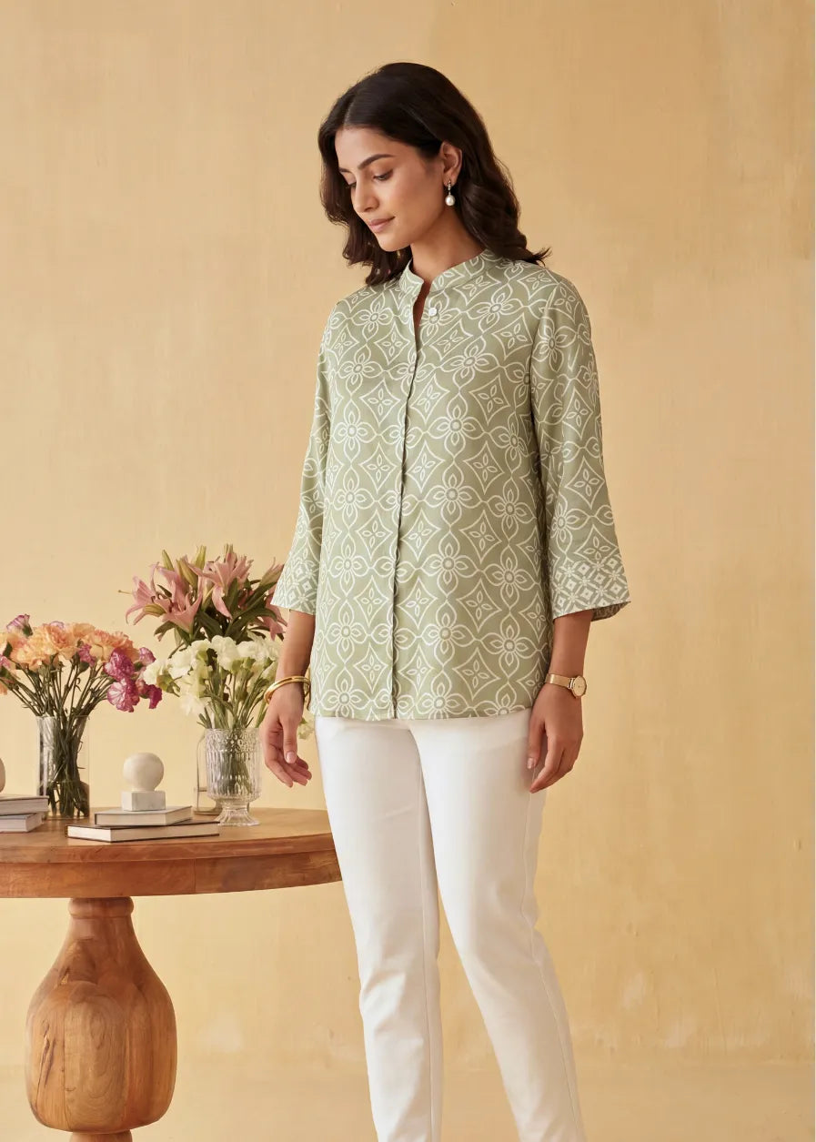 Fern Mosaic Shirt