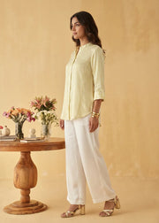 Sunlit Satin Stripe Shirt