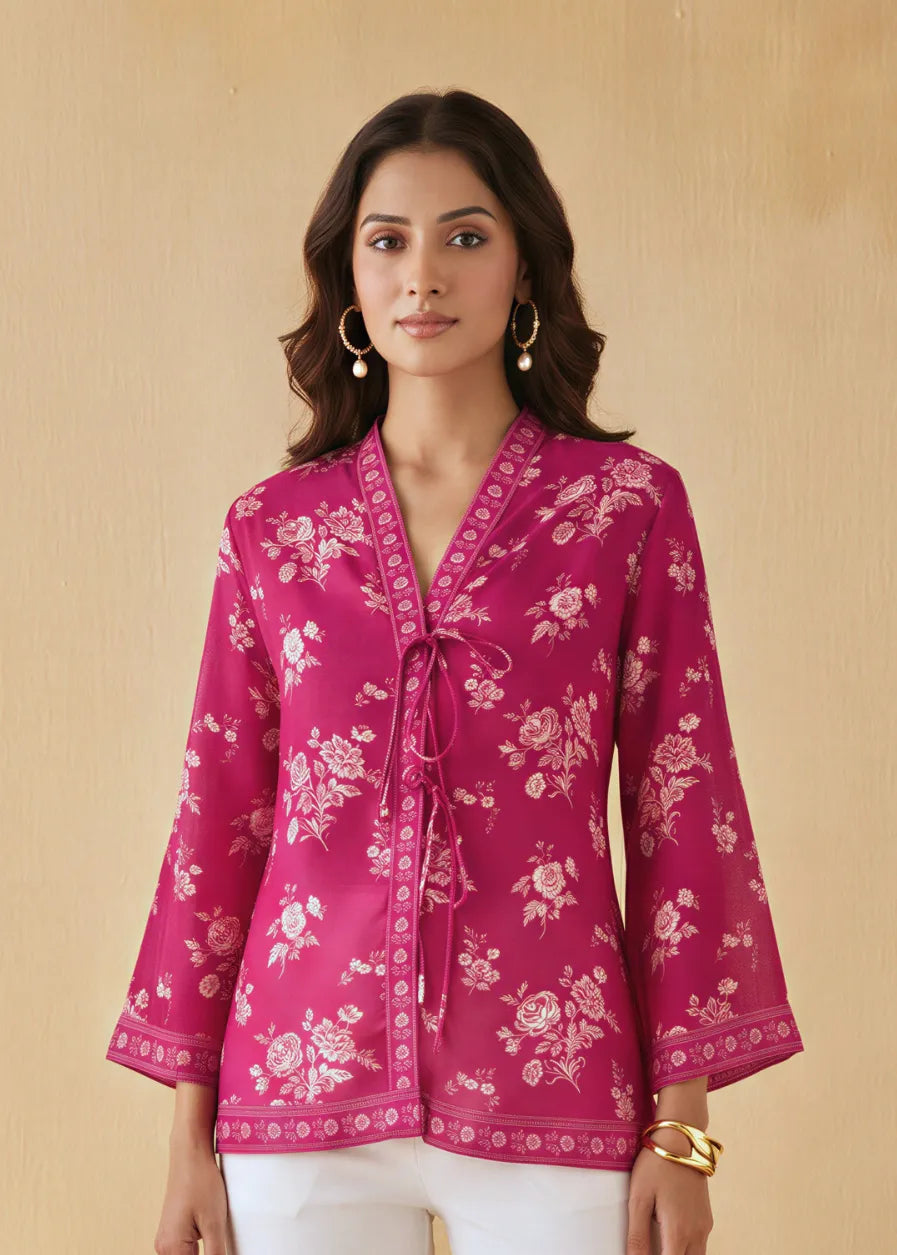 Everyday Ease Top - Fuschia