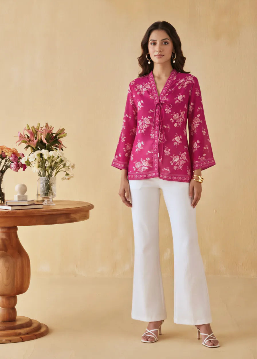Everyday Ease Top - Fuschia