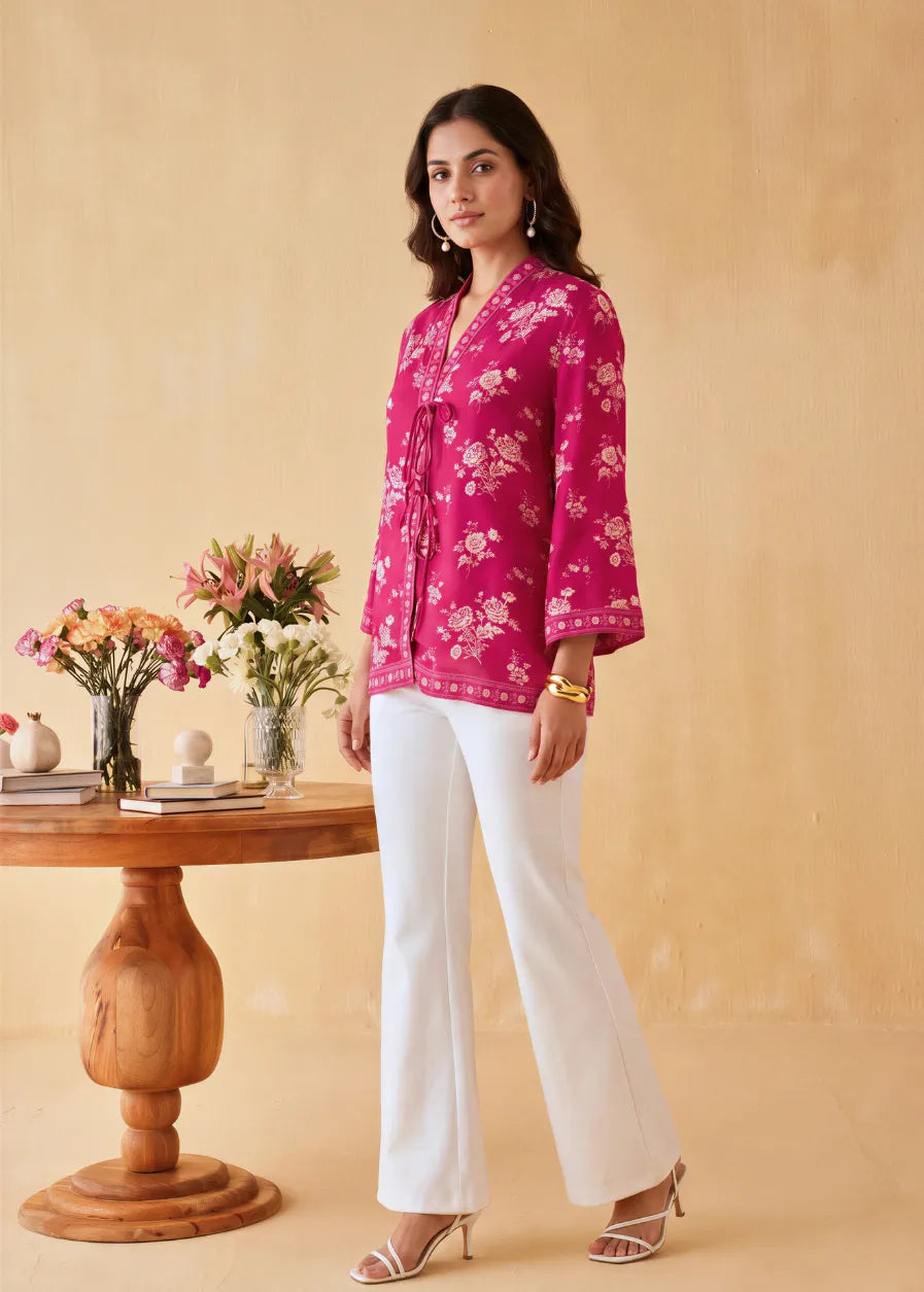 Everyday Ease Top - Fuschia