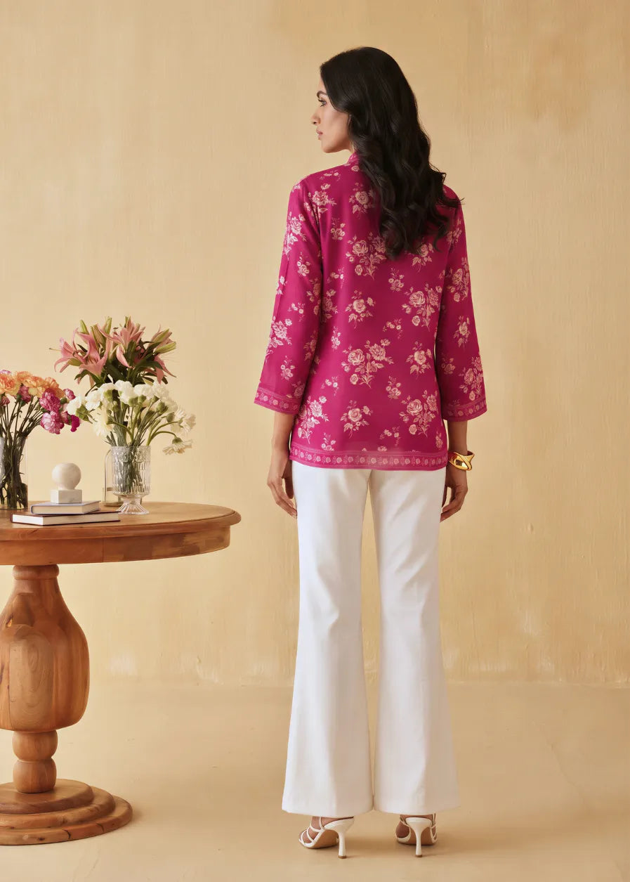 Everyday Ease Top - Fuschia