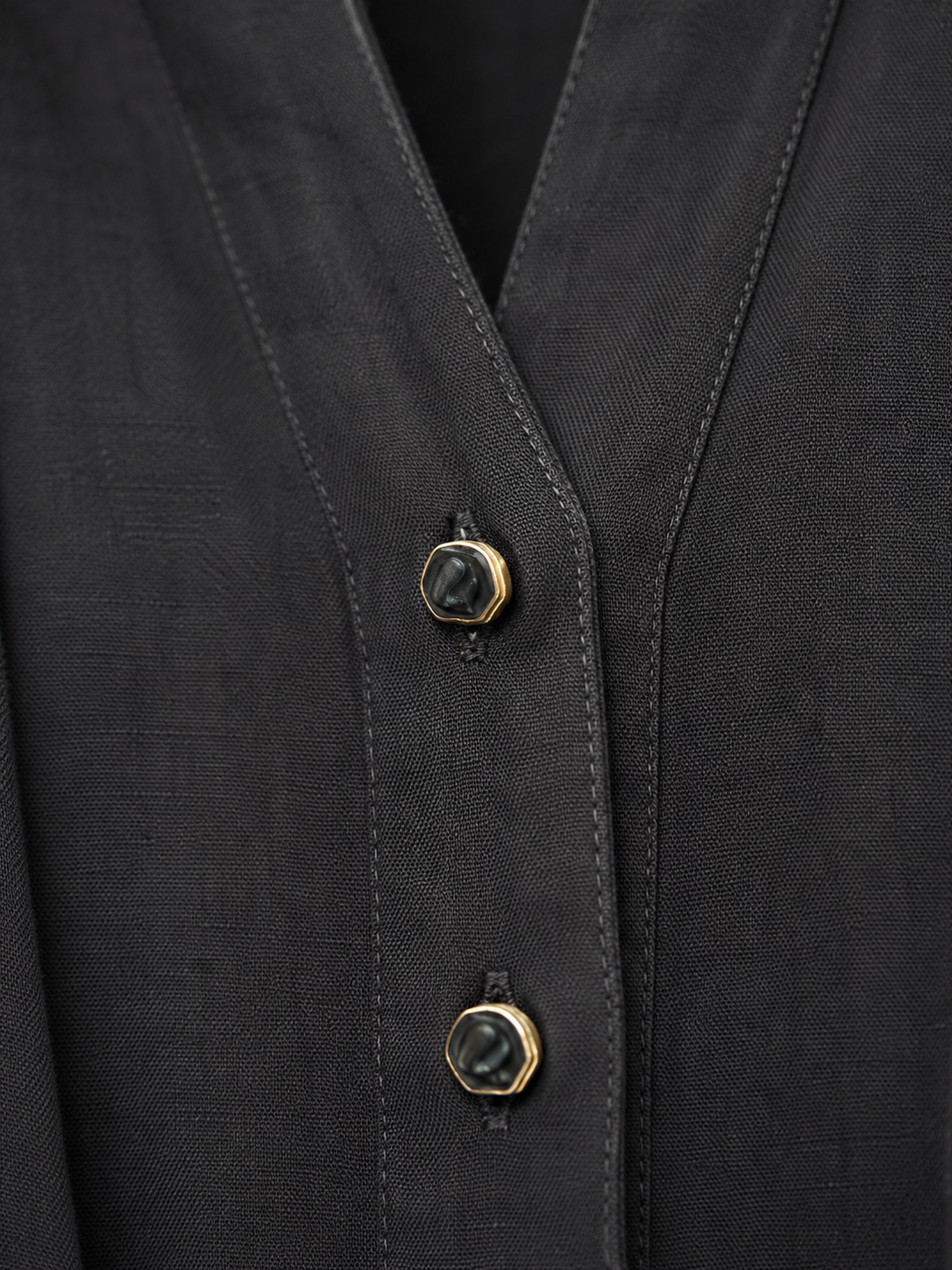 Noir Pleated Shirt