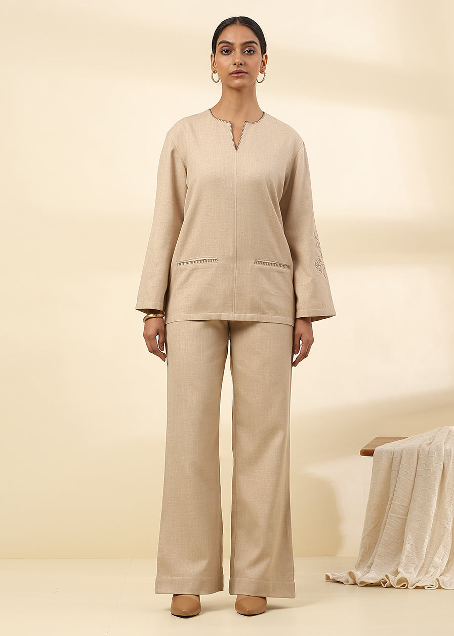 Sandbloom Embroidered Top