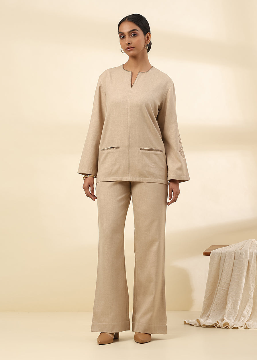 Sandbloom Embroidered Top