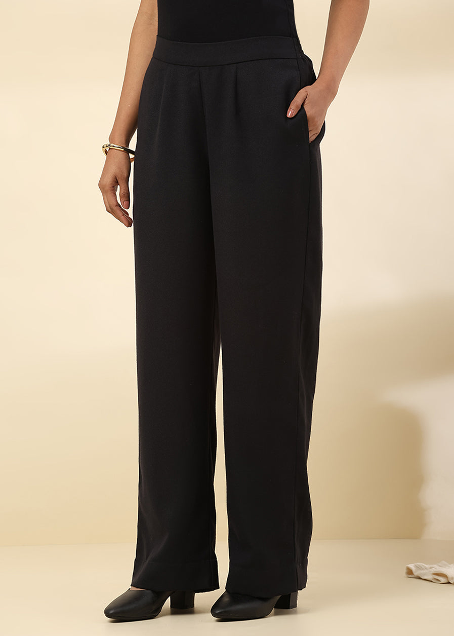 Noir Fluid Winter Pants