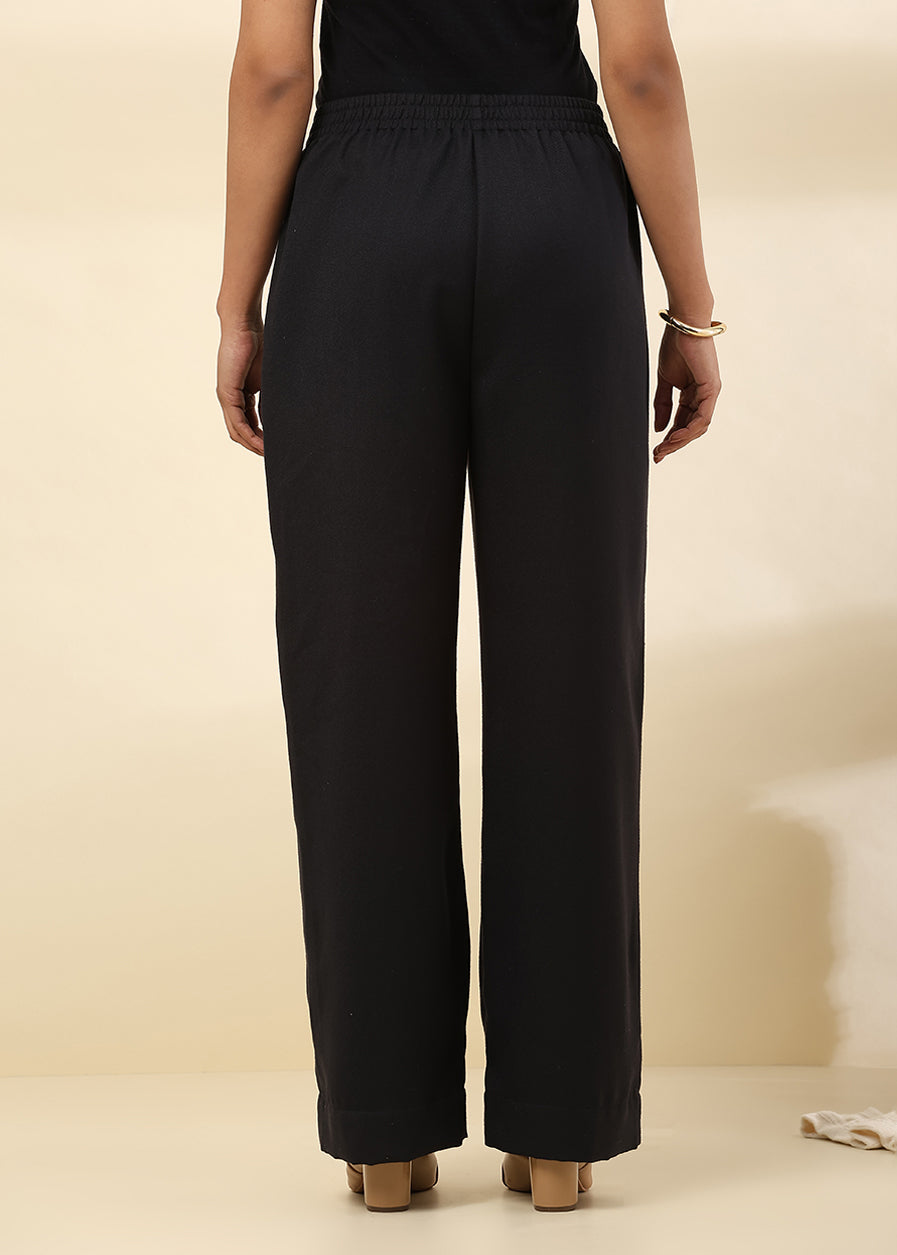 Noir Fluid Winter Pants