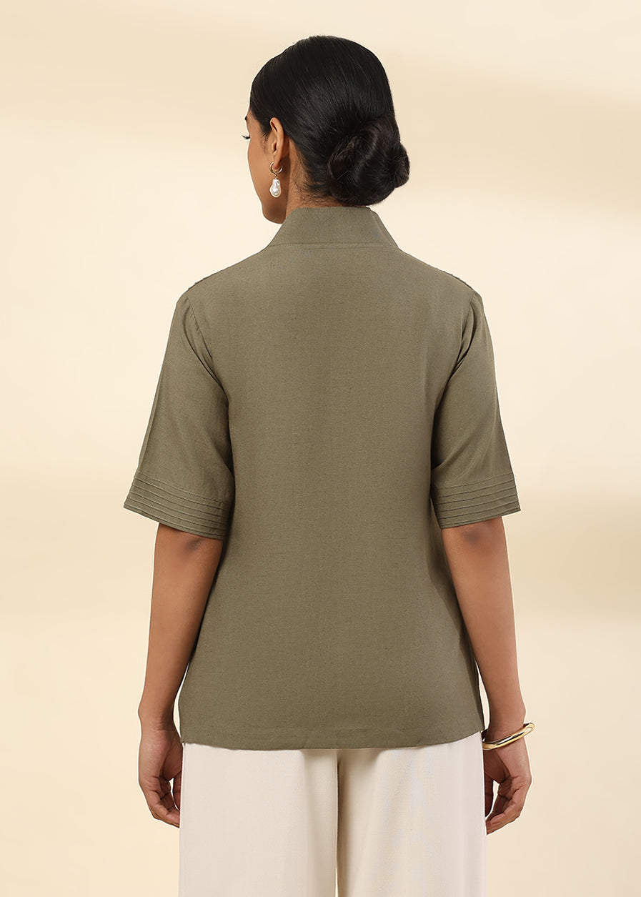 Classic Olive Green Top