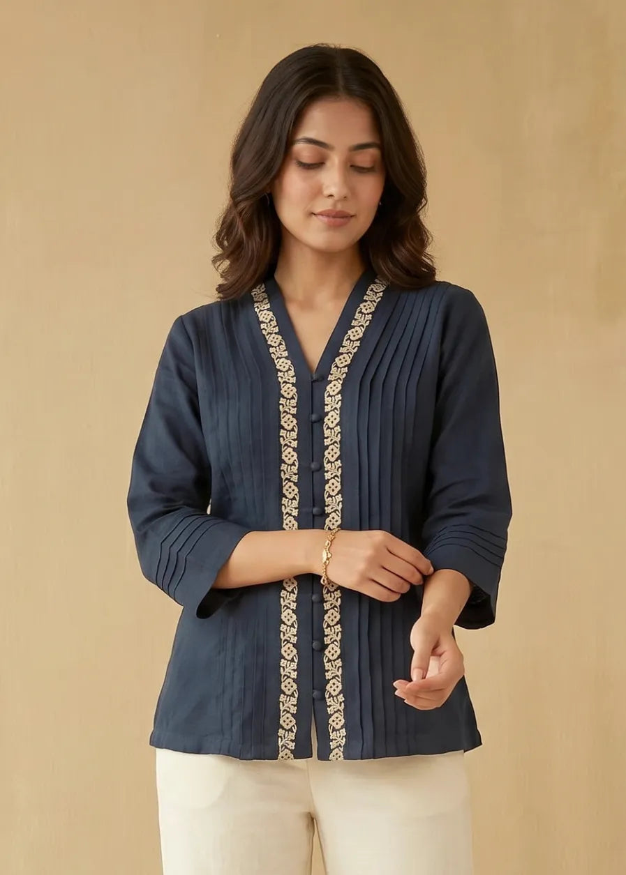 Indigo Dusk Top